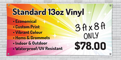 Standard 13 oz Vinyl Banners from CanadaBannerKing.com