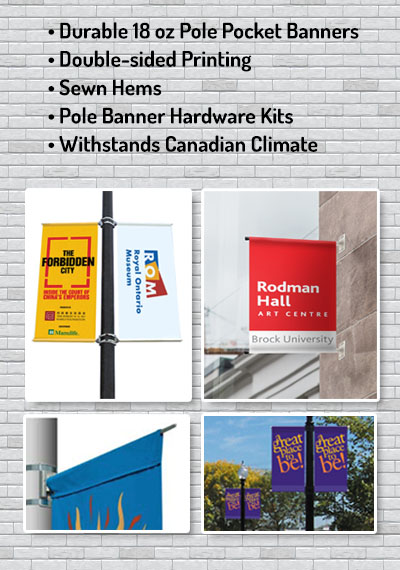 Pole Banners, Pole Pocket Banners